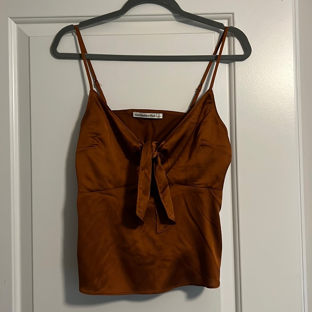 Satin Abercrombie and fitch tank top